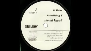 Duran Duran - Is There Something I Should Know (1983)