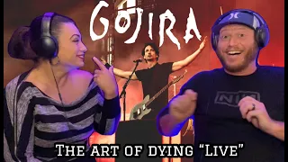 Gojira - The Art Of Dying "Live" (Reaction) Best Live Metal Band Ever?