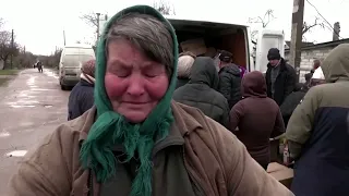 Ukraine villager recalls horror of Russian shelling