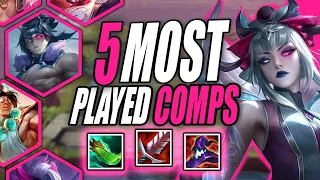 Top 5 MOST Played Comps | TFT Set 11 Guide