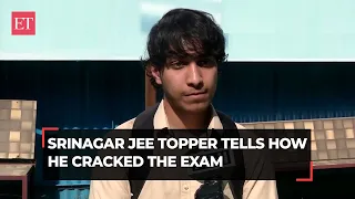 Jammu-Kashmir: Srinagar JEE topper, Muntasir Mohd Dar tells how he cracked the exam
