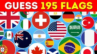 Guess the Country by the Flag Quiz 🚩🌍 | 195 Flags | Ultimate Flag Quiz