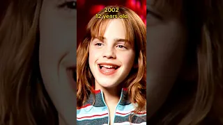 Evolution of Emma Watson 🌹 #emmawatson #hungup #shorts