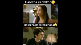 Haseena ka chikoo urf safed ghoda🙈🙈hayee....#anuseena😍😘Maddam sir