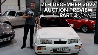 7th of December Classic Car Auction Video Catalogue part two with Paul Cowland