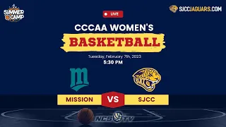 Mission vs San Jose City College Women's Basketball LIVE 1/4/22
