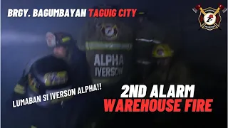 2nd Alarm Industrial Fire @Arturo Drive Brgy Bagumbayan Taguig City | Iverson Fire Volunteer