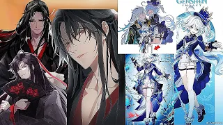 MDZS react to FemWei Wuxian as Furina/Реакция МДК на ФемВэй Ин это Фурина. НА ЗАКАЗ