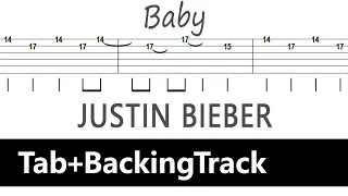 Justin Bieber - Baby / Guitar Tab+BackingTrack