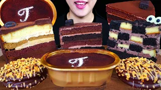 ASMR 초콜릿 케이크 디저트 먹방! 스타벅스 신상부터 뚜레쥬르 | 초콜릿 디저트에 매우 진심인 사람🍫DESSERT CHOCOLATE CAKE MUKBANG EATING SHOW