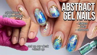 Abstract Gel Nails | Structured Gel Manicure - Watch Me Work!