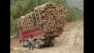 Abuse of trucks--- Pure sound compilation of heavily overload trucks