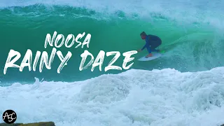 Noosa "RAINY DAZE" First Summer Swell - Sunshine Coast QLD [4k]