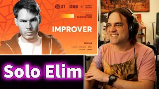 Improver I GRAND BEATBOX BATTLE 2021: WORLD LEAGUE I Solo Elimination (Russian Beatbox Reaction)