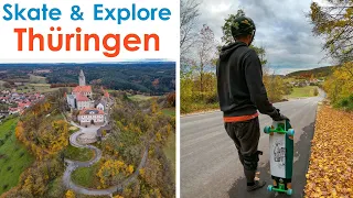 Skate & Explore THÜRINGEN V-Log: Freeride und Slides an der Leuchtenburg | Longboarding Germany