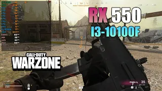 RX 550 : Warzone Season 5 ft I3-10100F 2021