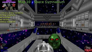 Doom 2 Crate Expectations Map 10 Space Gymnasium ( Ultra Violence 100% )