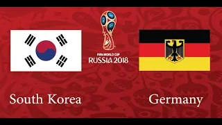 South Korea VS Germany Russia 2018