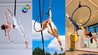 Aerial Hoop Lyra Impressive Skills TikTok Compilation 2024 #aerial #acrobatics