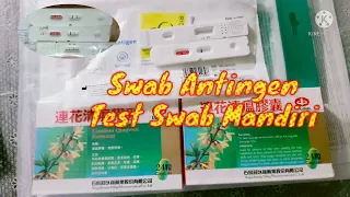 Rapid Test Antingen // Test Swab Mandiri di Rumah