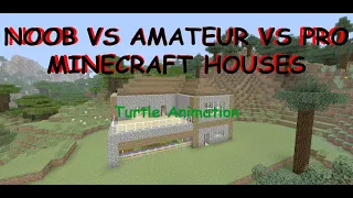 NOOB VS AMATEUR VS PRO | Minecraft House Builds