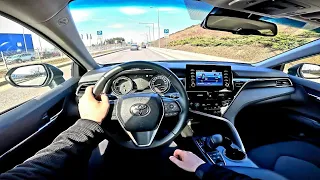 2022 Toyota Camry Luxury sedan [ 2.5l hybrid 218hp e-CVT ] POV Test Drive