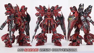 SAZABI infinite Dimension resin conversion Part 3. body completion and finishing