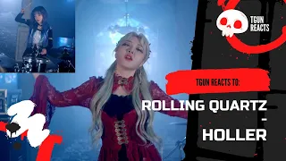 FIRST TIME REACTING to ROLLING QUARTZ - HOLLER | TGun Reaction Video!