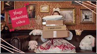 Huge lolita fashion unboxing - Angelic Pretty, Btssb, Meta and more