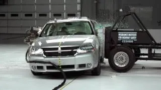 2008 Dodge Avenger side IIHS crash test