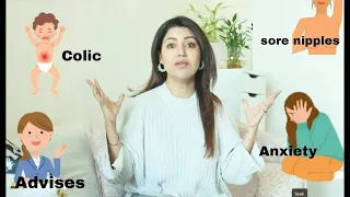 My experience and feelings on breast feeding  | HINDI | WITH ENGLISH SUBTITLES | Debina Decodes |