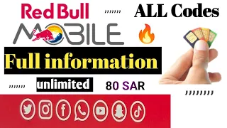 Saudi Arabia Redbull Sim Internet Package | Redbull Mobile All Service Code | Redbull Sim