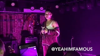 Ella Mai performs Live on her Time Change Ready Tour in NYC at Mercury Lounge