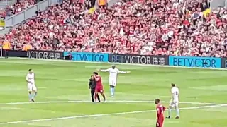 Mohammed Salah Hug a boy