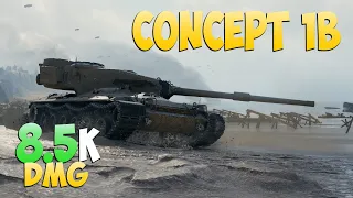 Concept 1B - 9 Frags 8.5K Damage - It almost happened! - World Of Tanks