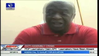 Ekiti Assembly Crisis: Speaker says Sitting of PDP Lawmakers Illegal