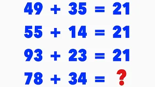 78 + 34 = ❓| Math Puzzle 39 | How to solve math puzzle | Math Puzzle Problem