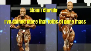 Shaun Clarida - I’ve gained more than 10 pounds of pure mass