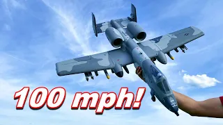 FAST & Amazing RC Jet! - E-flite A-10 Thunderbolt II Twin 64mm EDF Warbird - TheRcSaylors