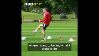 Gareth Bale training before the match against Belgium 💪 (10/06/2022)