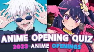 ANIME OPENING QUIZ  (VERY EASY ➜ HARD) - 50 Anime Openings