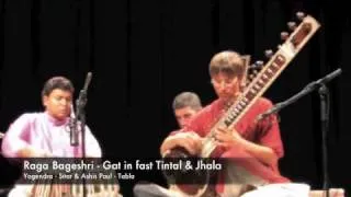 Raga Bageshri 3/3 - Gat in fast Tintal & Jhala: Yogendra (Sitar) & Ashis Paul (Tabla)