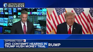 2nd contempt of court hearing to be held in Trump hush money trial