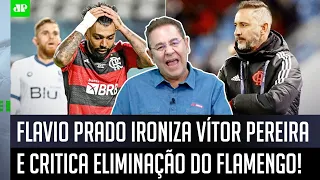 "FOI ASSUSTADOR! O 'BRILHANTE' Vítor Pereira ERROU TUDO, e o Flamengo..." Flavio DETONA ELIMINAÇÃO!