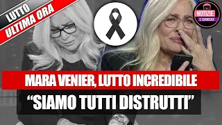 Mara Venier LUTTO: "Siamo distrutti dal dolore". La notizia shock