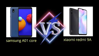 perbedaan samsung A01 core dengan xiaomi redmi 9A