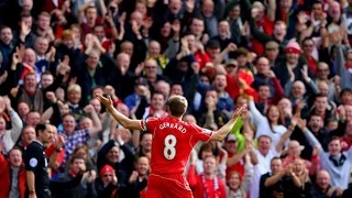 Steven Gerrard's Last Game for Liverpool at Anfield 2015