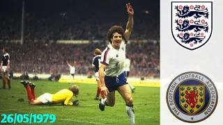 England vs Scotland 26/05/1979 ● British Home Championship 1978/1979 (M3)