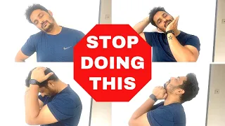 WORST Neck Pain Relief Exercises | Never Do These Exercises | Safe And Best Exercises For Neck Pain