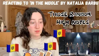 MOLDOVA EUROVISION 2024 - REACTING TO ‘IN THE MIDDLE’ BY NATALIA BARBU (FIRST LISTEN)